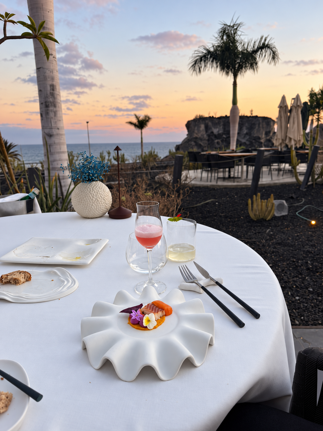 A signature coffee at Il Bocconcino in Costa del Silencio, Tenerife