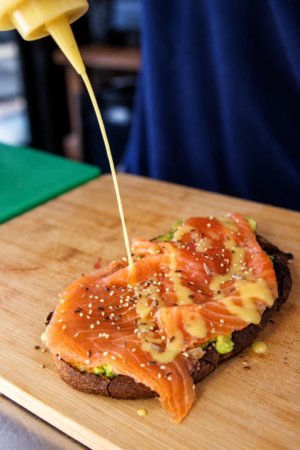 Salmon toast at Dulce y Salado in Las Galletas, Tenerife